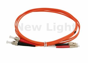 Orange LC FC 9/125 Monomode- Duplexlichtwellenleiter mit UPC-Polnisch-Verbindungsstück