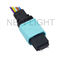 Kabel OM3 gerades 10Gb, 50/125 Faser-Optikflecken-Kabel Soems MPO MTP in mehreren Betriebsarten
